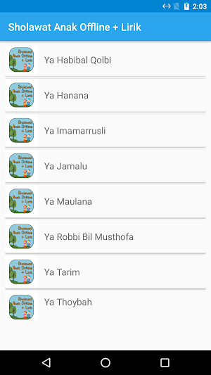 Sholawat Nabi Anak + Lirik Screenshot 3
