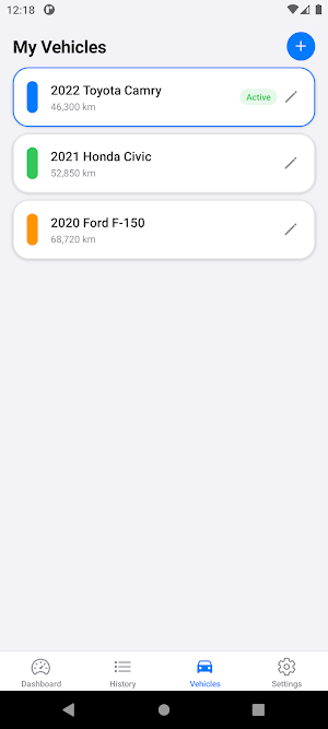Gas Tracker & Mileage Log Screenshot 2