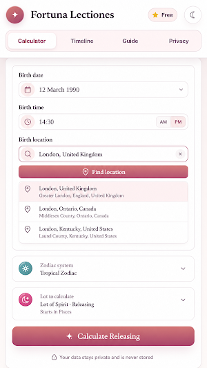 Zodiacal Releasing Screenshot 3