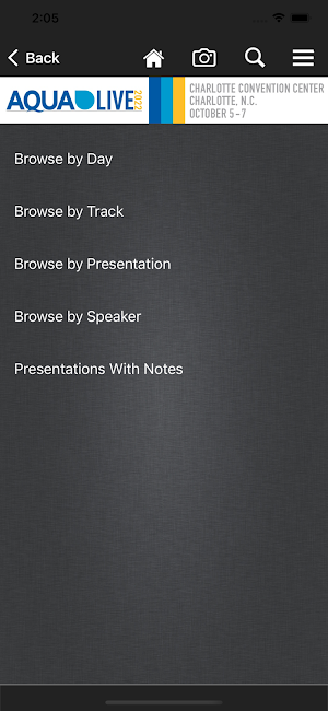 AQUA Live Events Screenshot 3