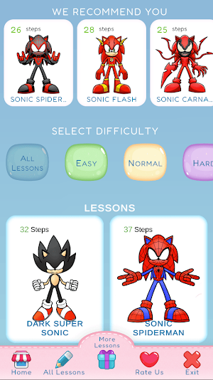 How to draw sonik Screenshot 0