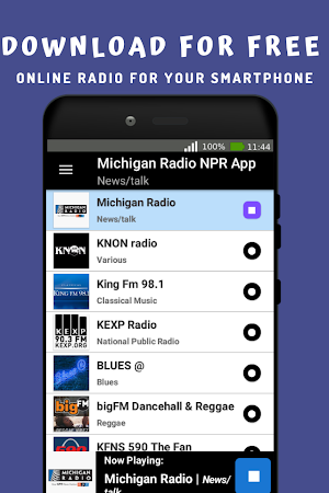Michigan Radio Npr App Live FM Screenshot 0