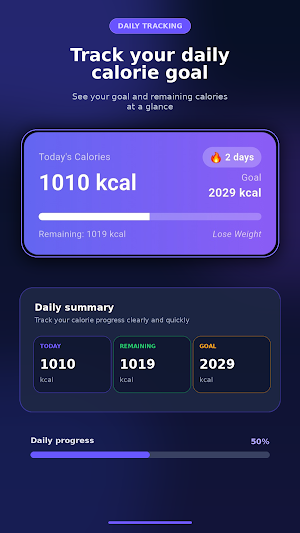 TabakKalori: Calorie Tracker Screenshot 1