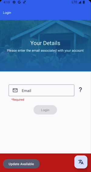 Alternative Participant App Screenshot 1