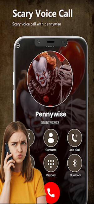 Pennywise scary fake calls Screenshot 1