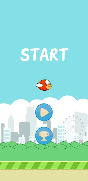 Flapping Red Bird Screenshot 0