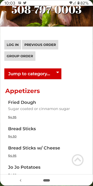 J & J Pizza Express Screenshot 1