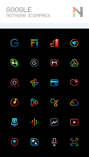 Neon : Nothing Iconpack Screenshot 3