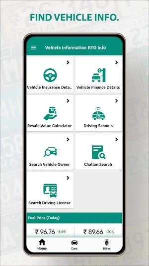 RTO Vehicle Information Screenshot 0