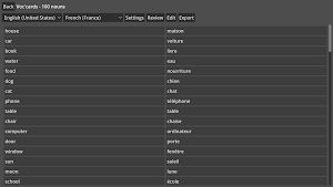 Voc'cards Screenshot 2