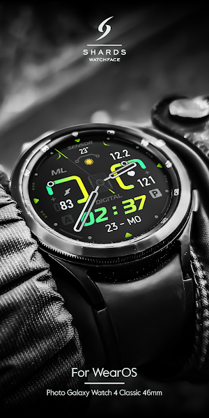 SH020 Watch Face, WearOS watch Screenshot 3