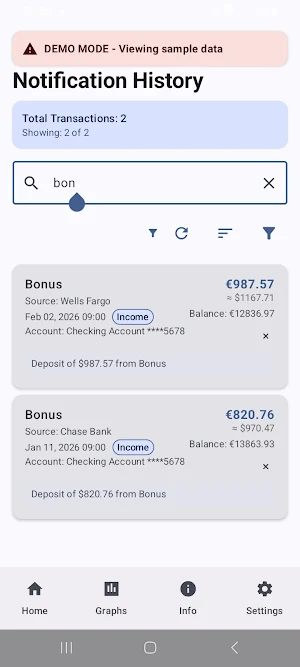 Private Expense Tracker Screenshot 3