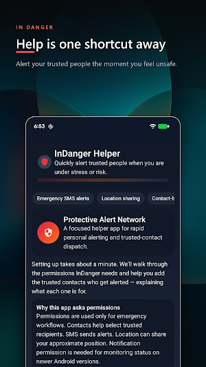 InDanger: Personal Safety SOS Screenshot 0