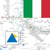 ROME METRO TRAM BUS MAP