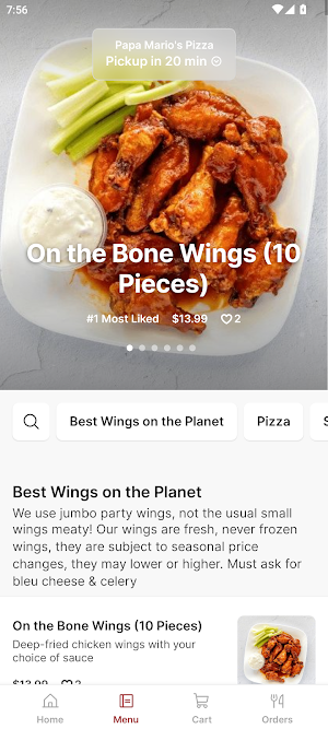 Papa Mario's Pizza Screenshot 1