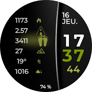R.hythm of time / Watch face Screenshot 2