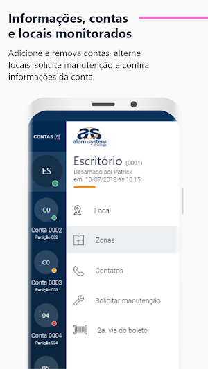 Alarm System Monitoramento Screenshot 3