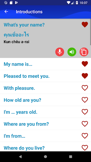 Learn Thai Fast and Free Screenshot 1