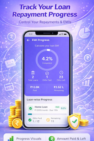 EMI Reminder & Loan Tracker Screenshot 1
