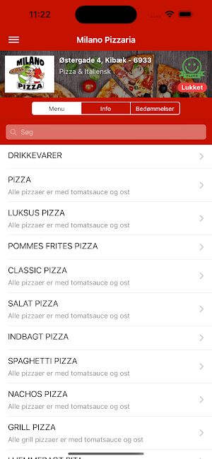 Milano Pizzaria Screenshot 0