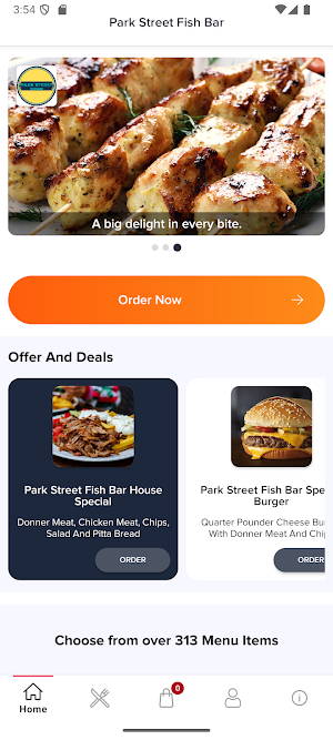 Park Street Fish Bar Screenshot 1