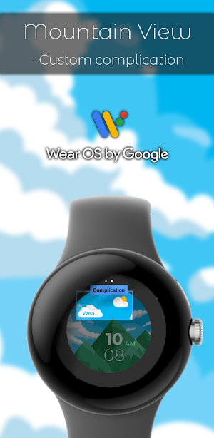 Mountain Watch Face F02-12H Screenshot 0