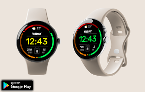 Digital Fnx358 Watch Face Screenshot 2