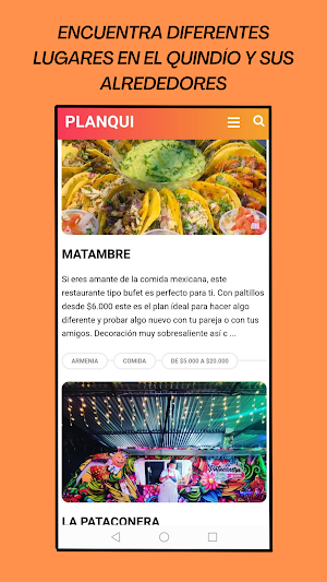 Planqui Quindío Screenshot 2