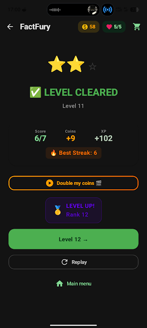 FactFury - Quiz & Trivia Game Screenshot 2