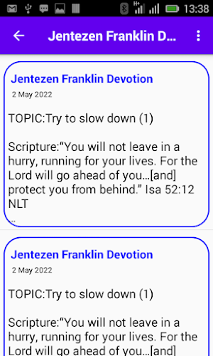 Jentezen Franklin Devotion Screenshot 0