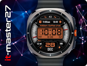 it-M004: Digital Watch Face Screenshot 0
