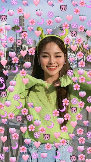 Emoji 💚 Backgrounds Photo Editor Screenshot 2
