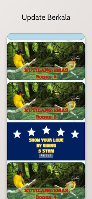 Suara Kutilang Emas Merdu Screenshot 2