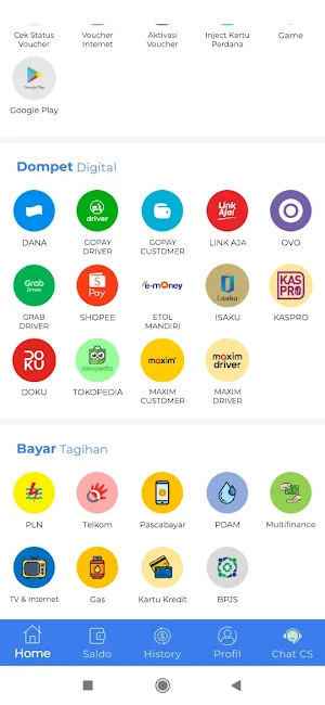 Pilar Pulsa - Agen Pulsa Murah Screenshot 1