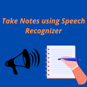 Speech Recognizer Screenshot 1