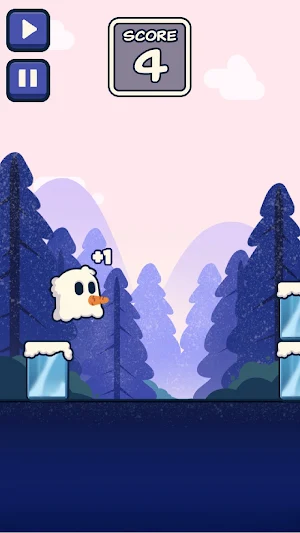 Snowman Bounce Screenshot 2