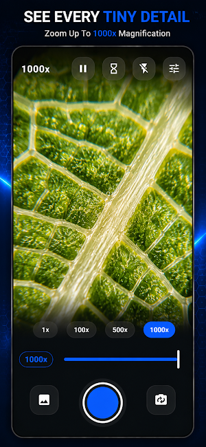 Microscope 1000x Zoom Camera Screenshot 1