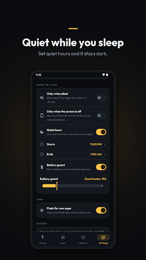Notification flashlight Screenshot 2