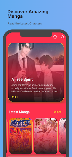 HotComics - Manga & Comics Screenshot 1