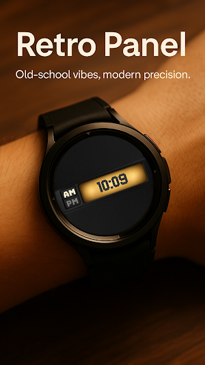 RetroLCD: vintage watch face Screenshot 1