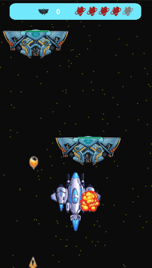Space galaxy plane Screenshot 2