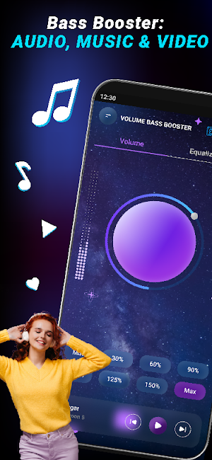 Volume Booster - Bass Booster Screenshot 1