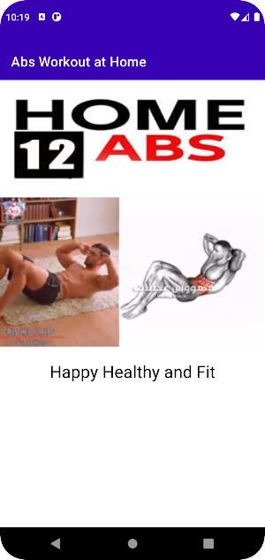 ABS Workout at Home Screenshot 2