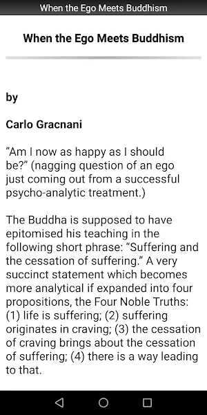 When the Ego Meets Buddhism Screenshot 1