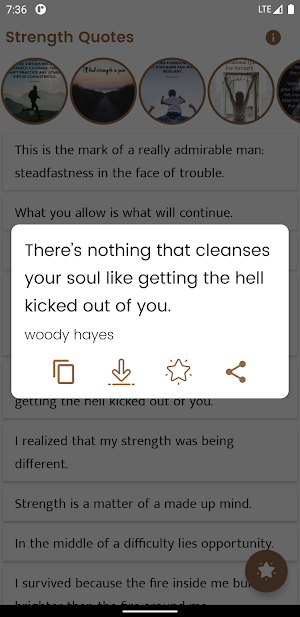 Strength Quotes and Sayings Screenshot 3