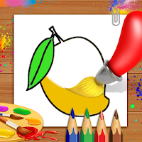 Fruits Coloring Book & Drawing