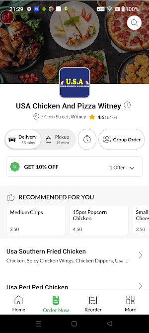 USA Chicken And Pizza Witney Screenshot 1