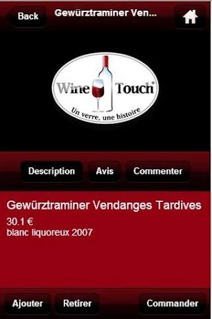 Wine Touch Screenshot 2