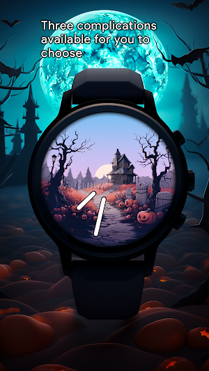 Horizon Halloween Watch Face Screenshot 3