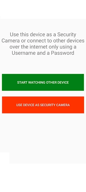 Security CamIO - Phone as Internet Camera Screenshot 3